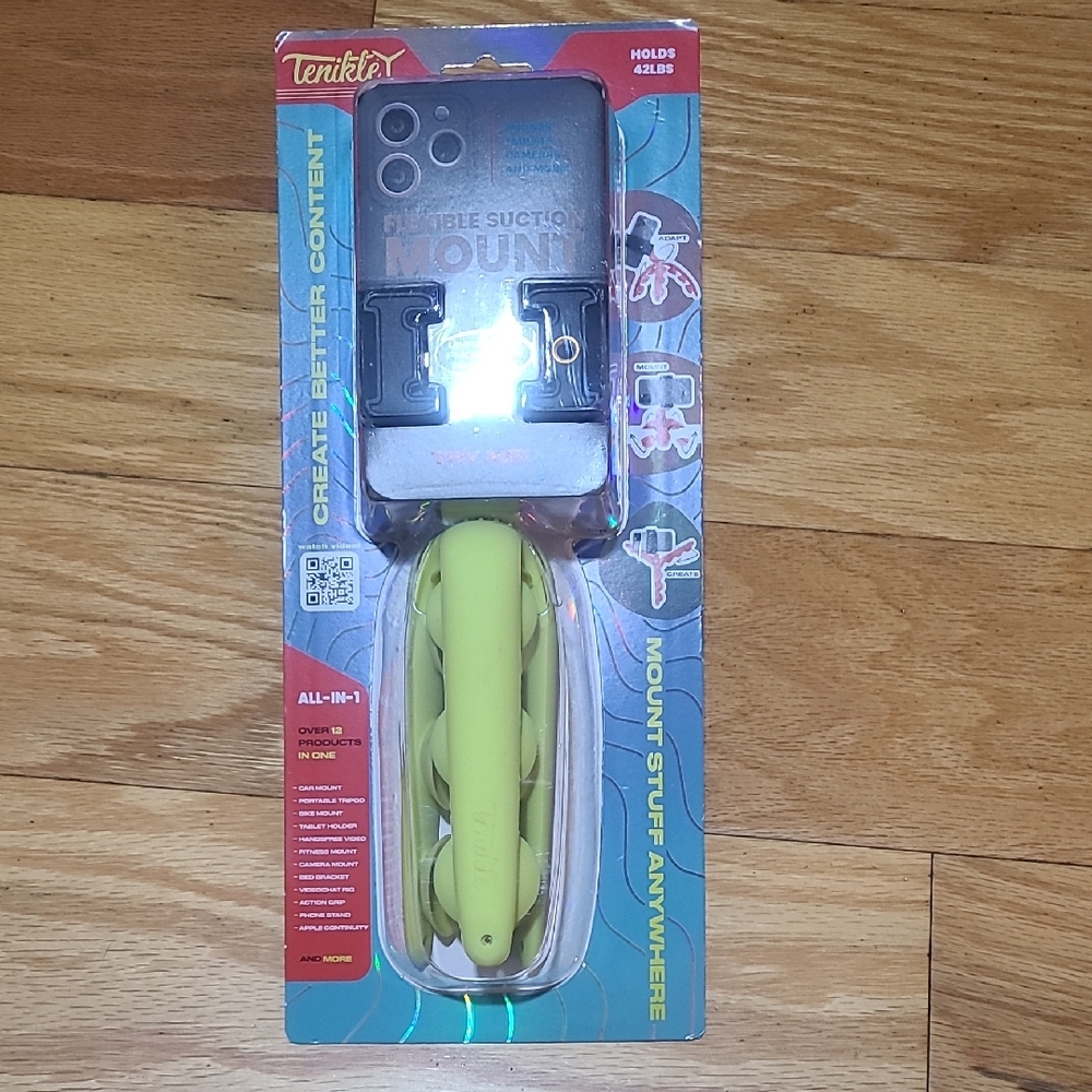 Yellow Flexible Suction Mount